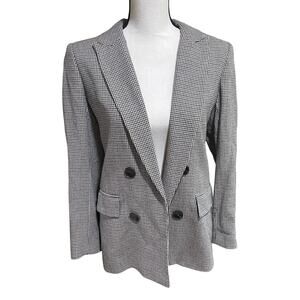 massimo dutti houndstooth blazer